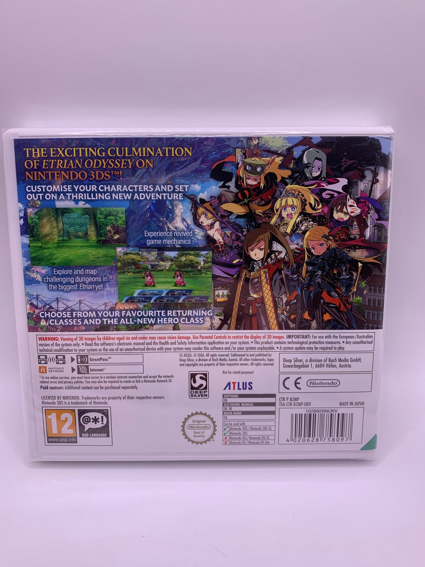 Etrian Odyssey Nexus (SEALED, PAL version) - Nintendo 3DS