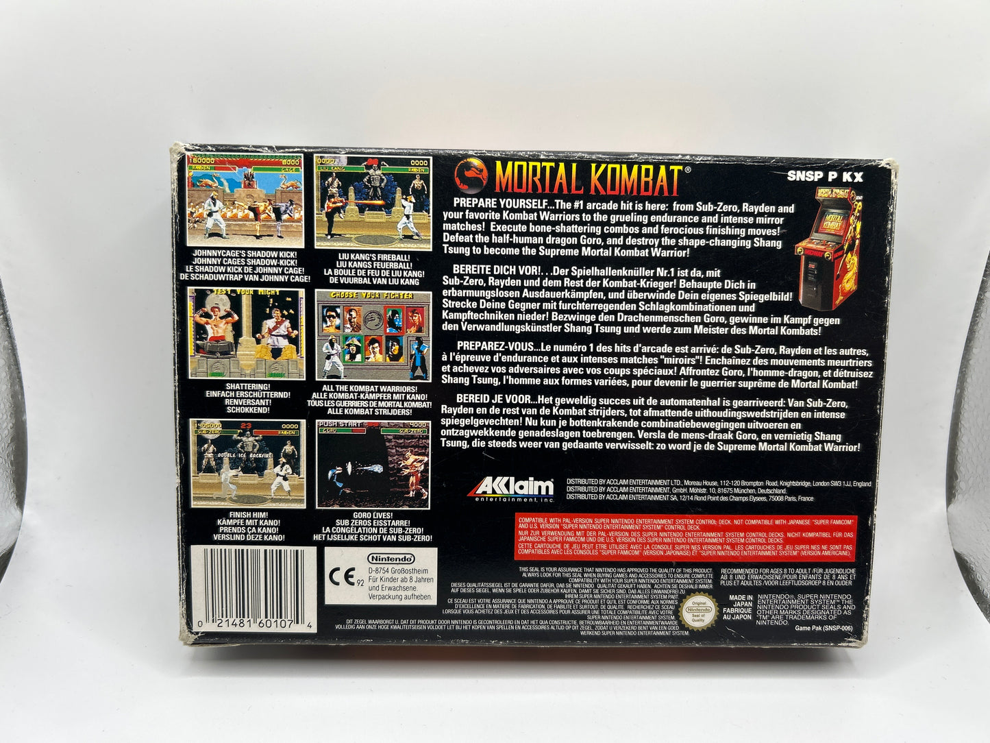 Mortal Kombat CIB SNES