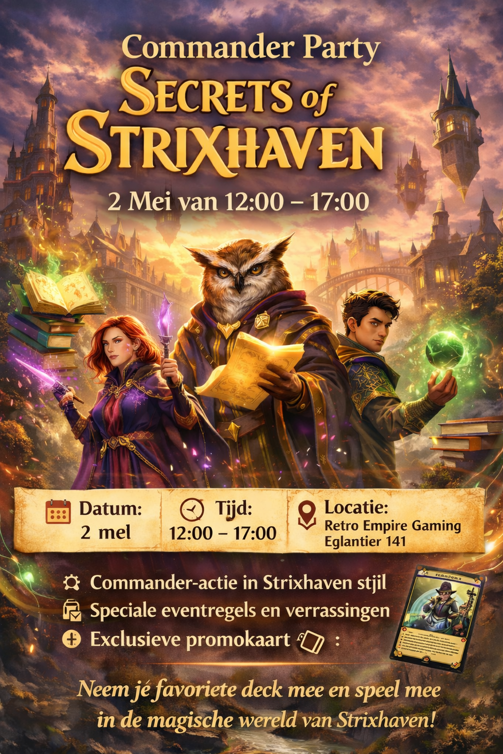 Commander Party – Secrets of Strixhaven