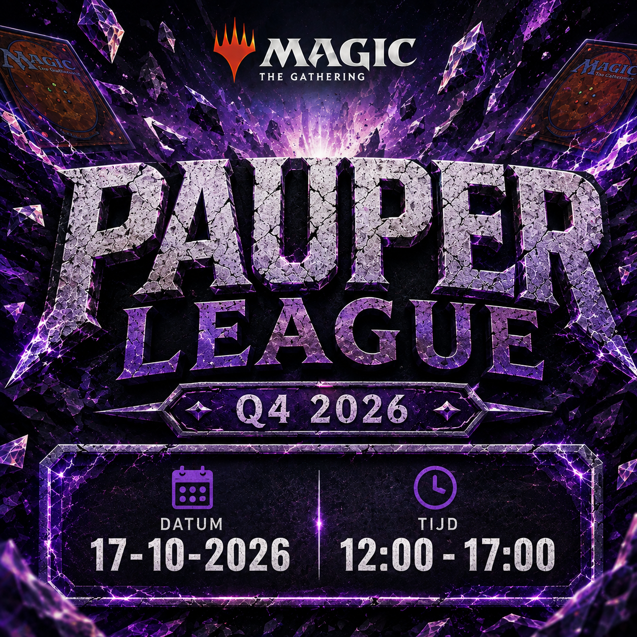 Retro Empire Gaming – Pauper League ronde 1 Q4 17 Oktober