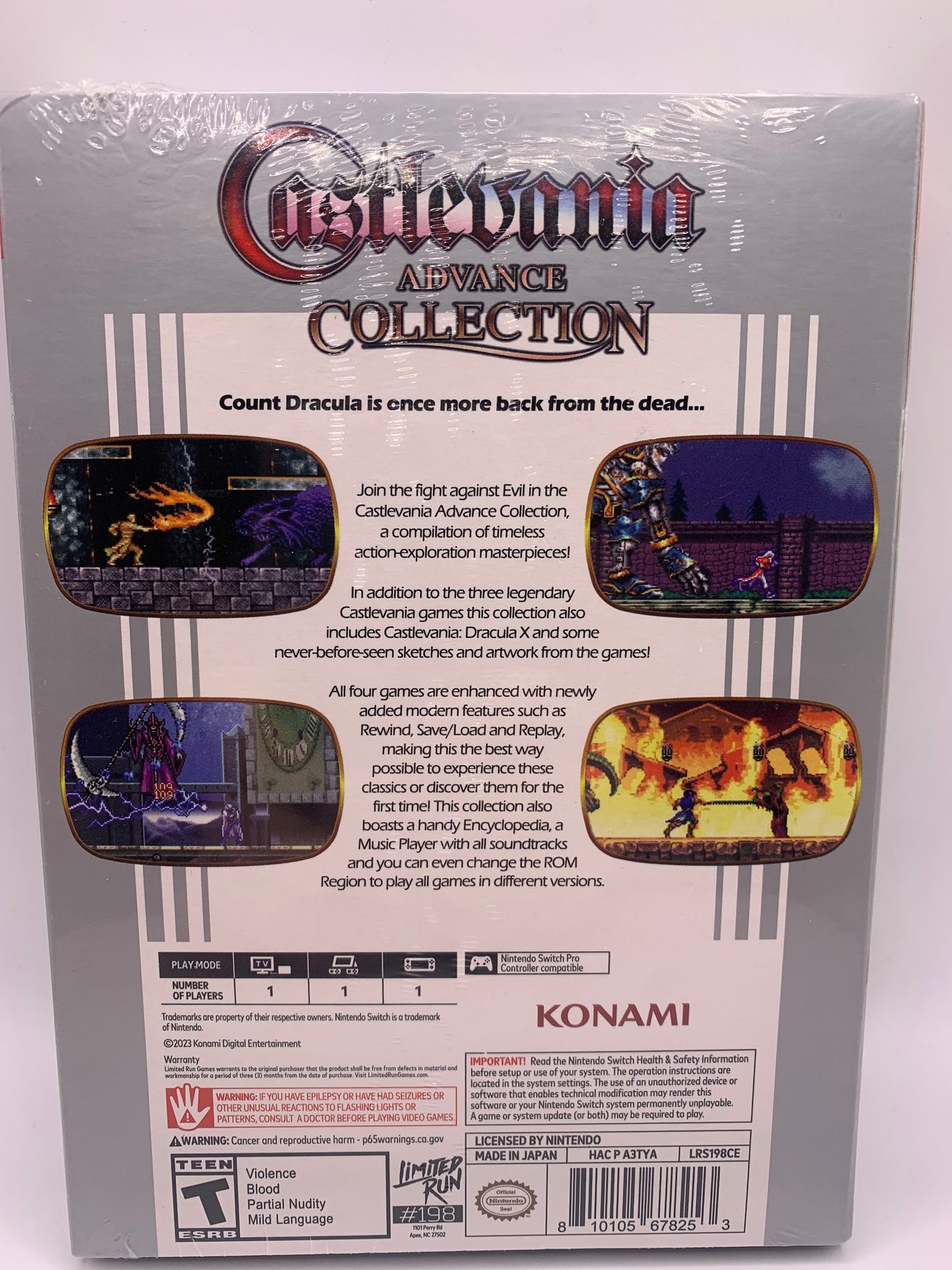 Castlevania Advance Collection (Limited Run) (NEW) – Nintendo Switch