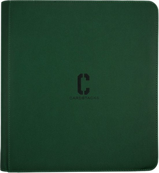 12-Pocket card Binder – 480 Card Capacity (Green)