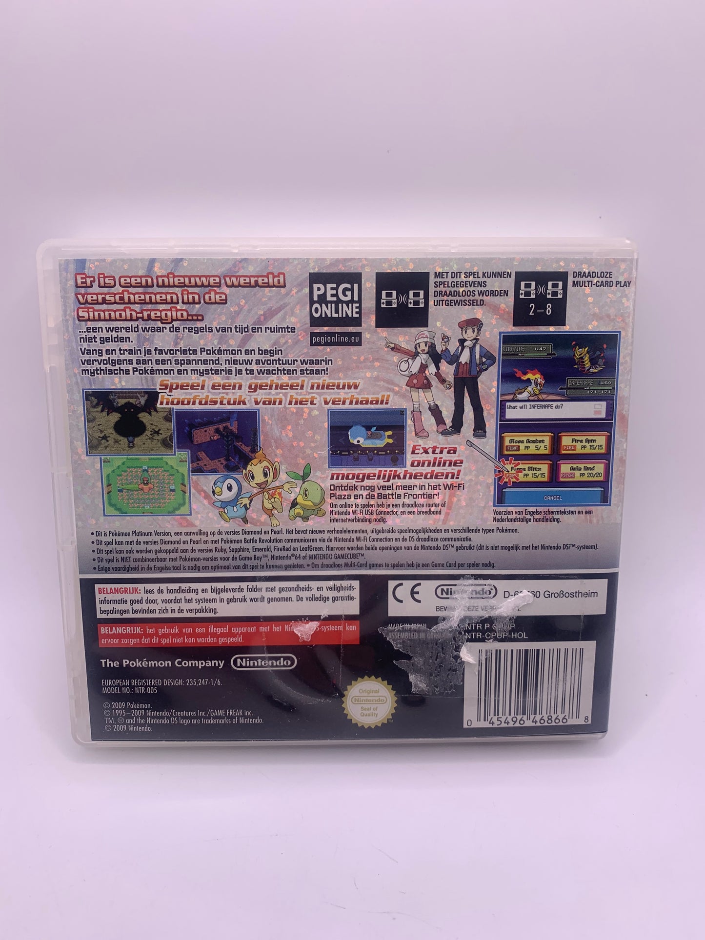 Pokémon Platinum Version (Slechtere cover en booklet) – Nintendo DS