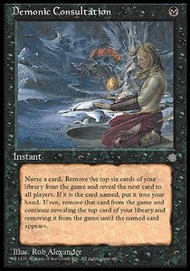 Demonic Consultation - Ice Age (Uncommon)
