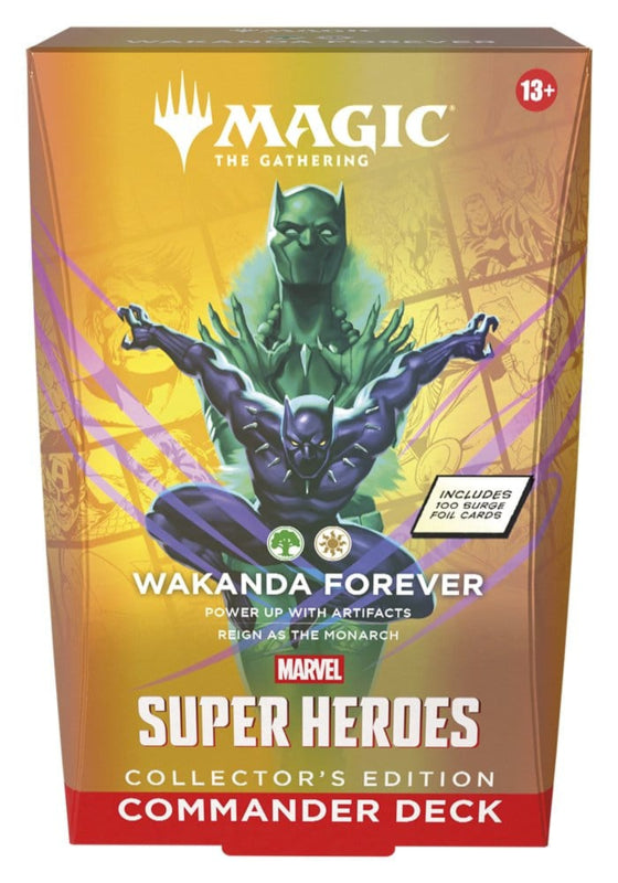 Wakanda Forever : Marvel Super Heroes - Magic The Gathering Collector commander deck