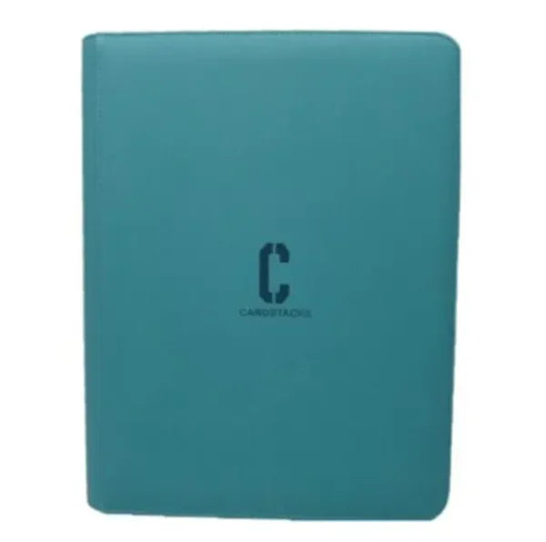 9-Pocket Toploader Binder – 216 Card Capacity (Teal)