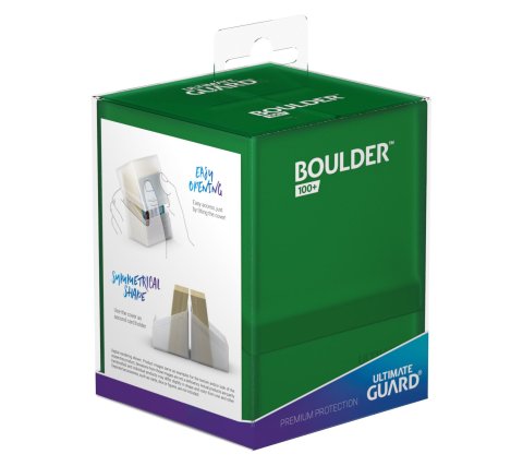 Ultimate Guard Boulder Deck Case 100+ Emerald - Deckbox