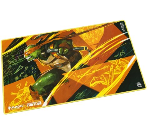 Magic: The Gathering x TMNT Playmat – Michelangelo’s Technique, Stitched Edge (Ultimate Guard)