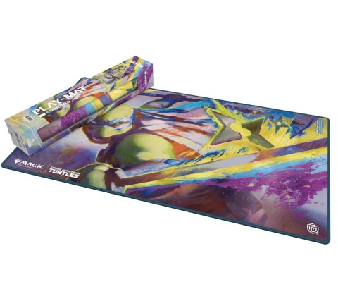 Magic: The Gathering x TMNT Playmat – Leonardo’s Technique, Stitched Edge (Ultimate Guard)