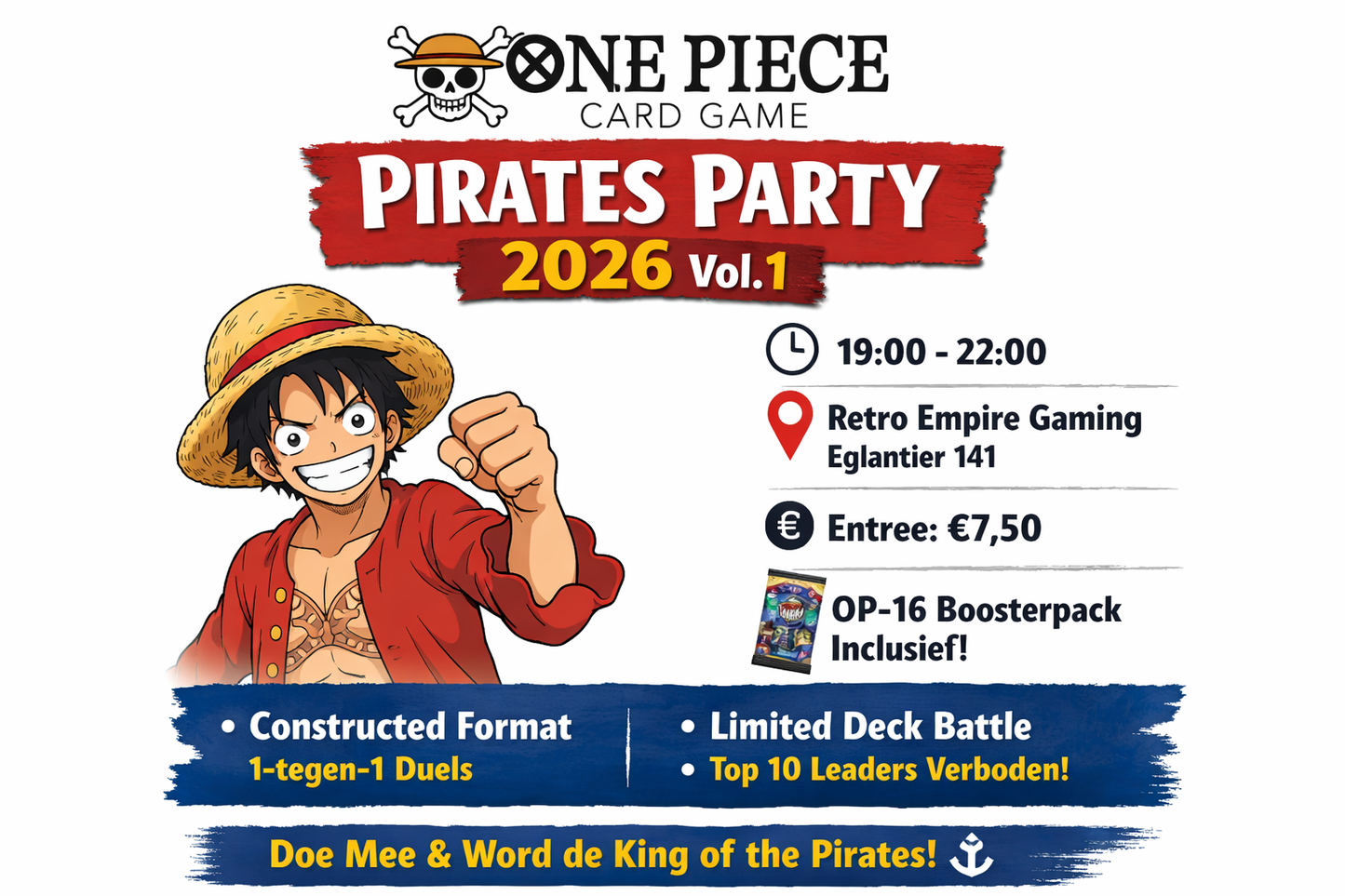 ONE PIECE CARD GAME – Pirates Party 2026 Vol.1