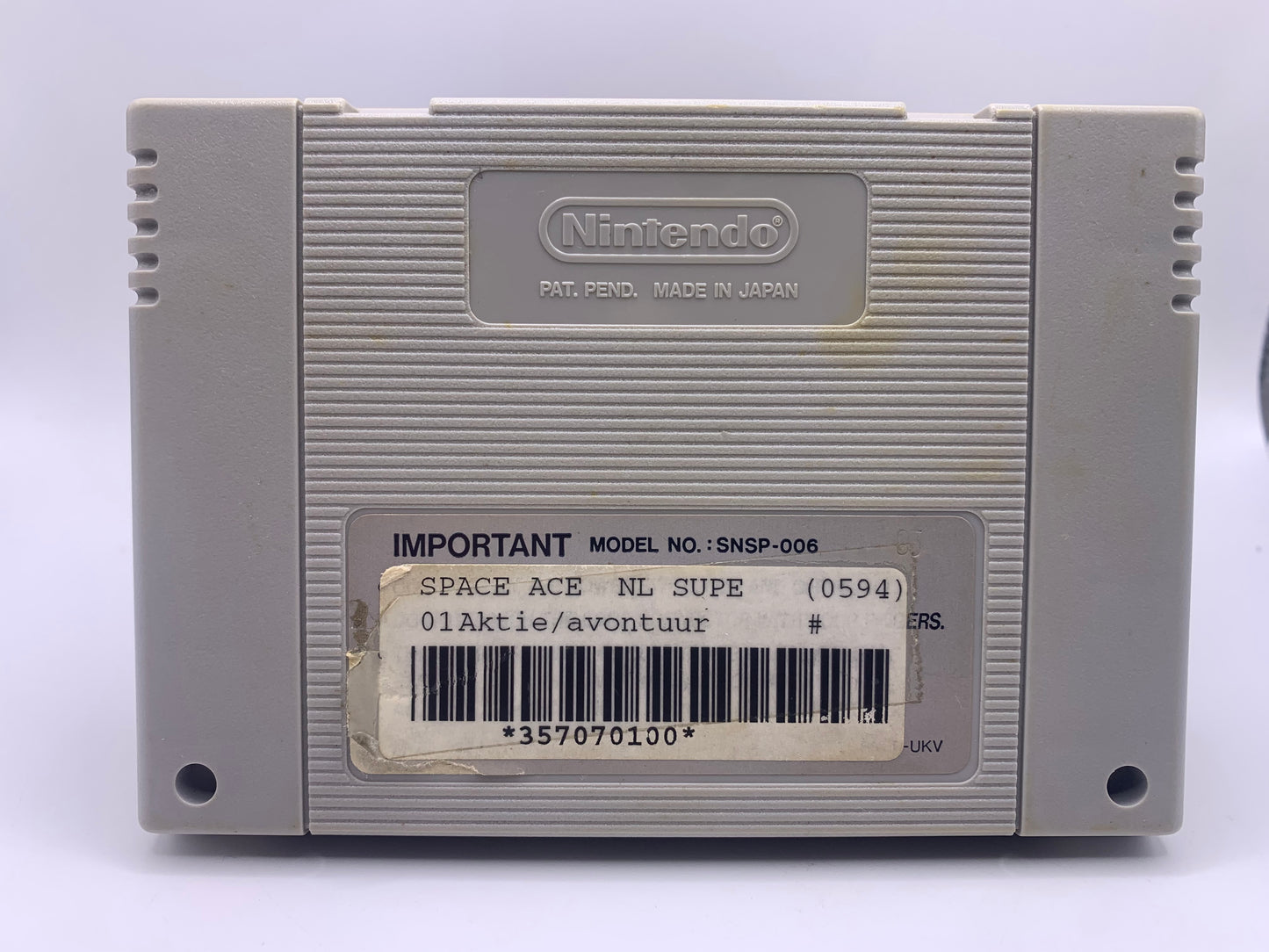 Space Ace (Damaged label) – SNES