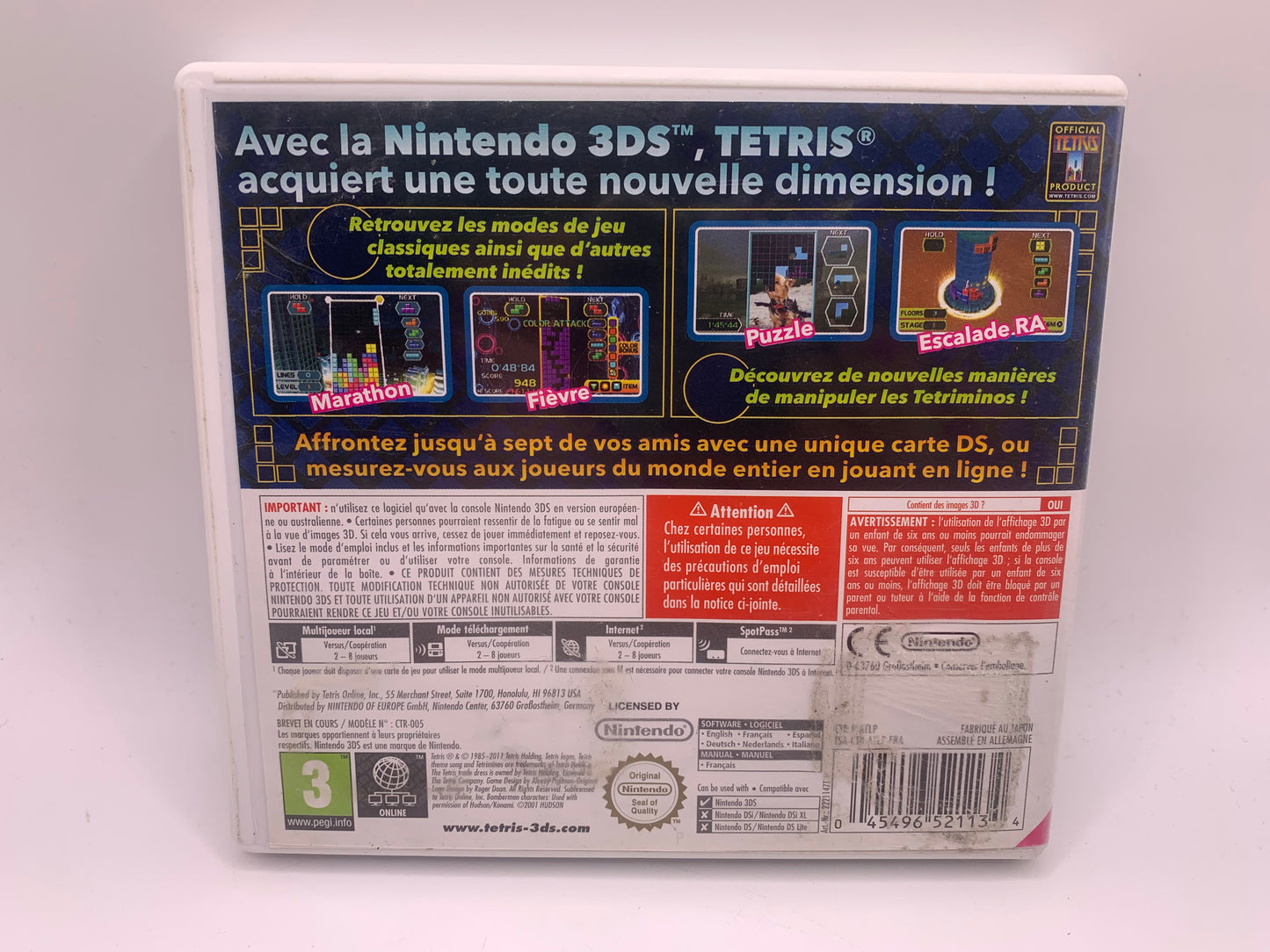 Tetris (Cover beschadigd) – Nintendo 3DS