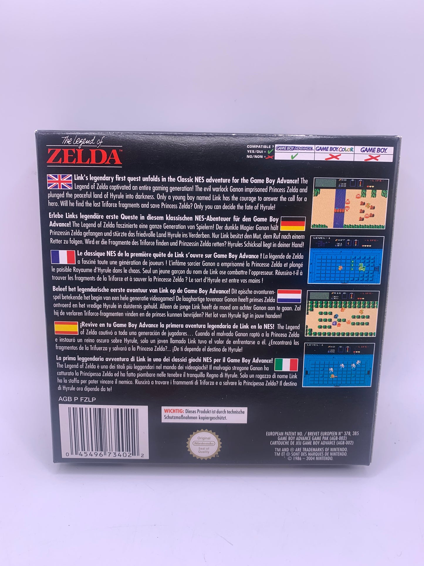 The Legend of Zelda: NES Classics (CIB) – Game Boy Advance
