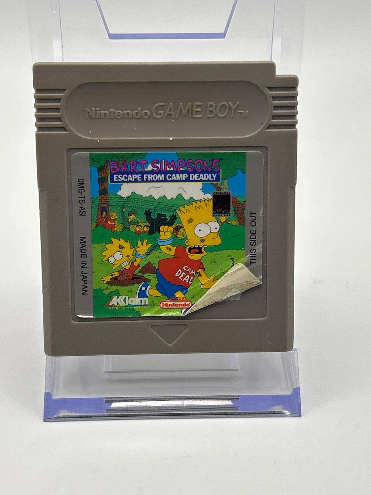 Bart Simpson's Escape from Camp Deadly (Label beschadigd) - GameBoy Classic