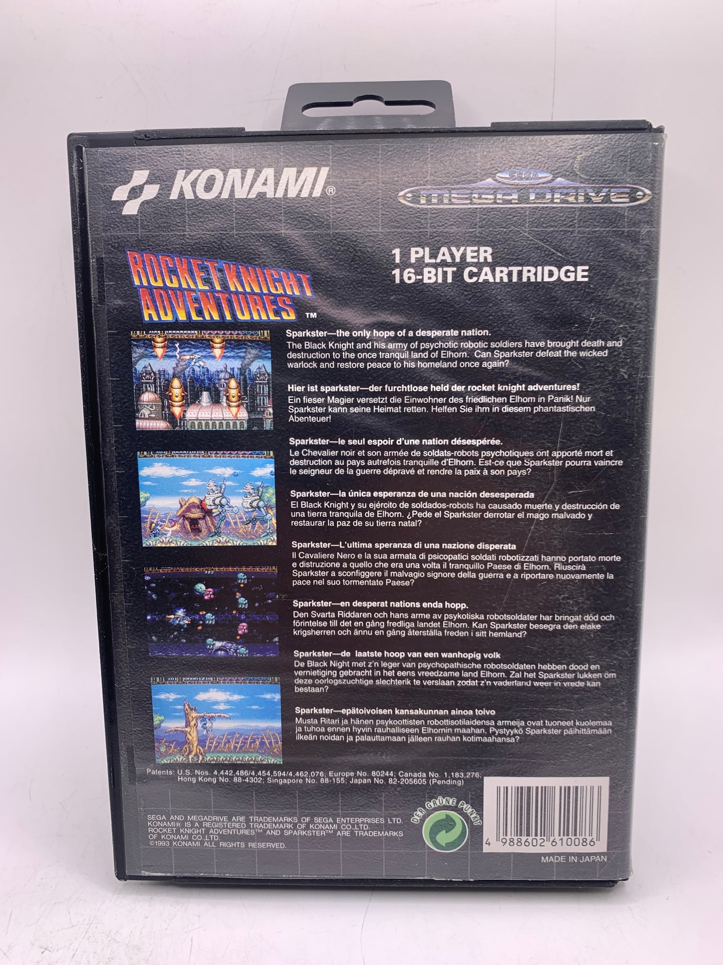 Rocket Knight Adventures (Geen handleiding, cartridge gebruikt) - Sega Mega Drive