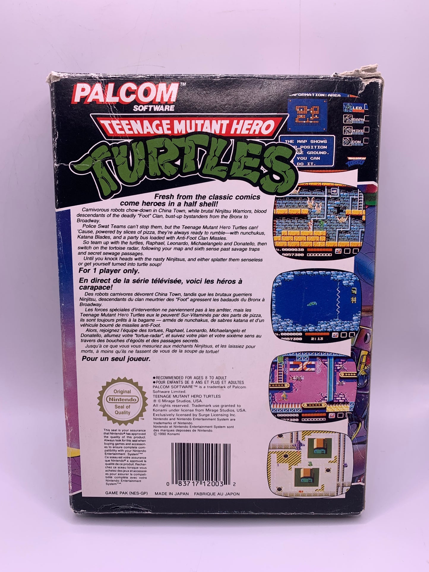 Teenage Mutant Hero Turtles (CIB) – NES
