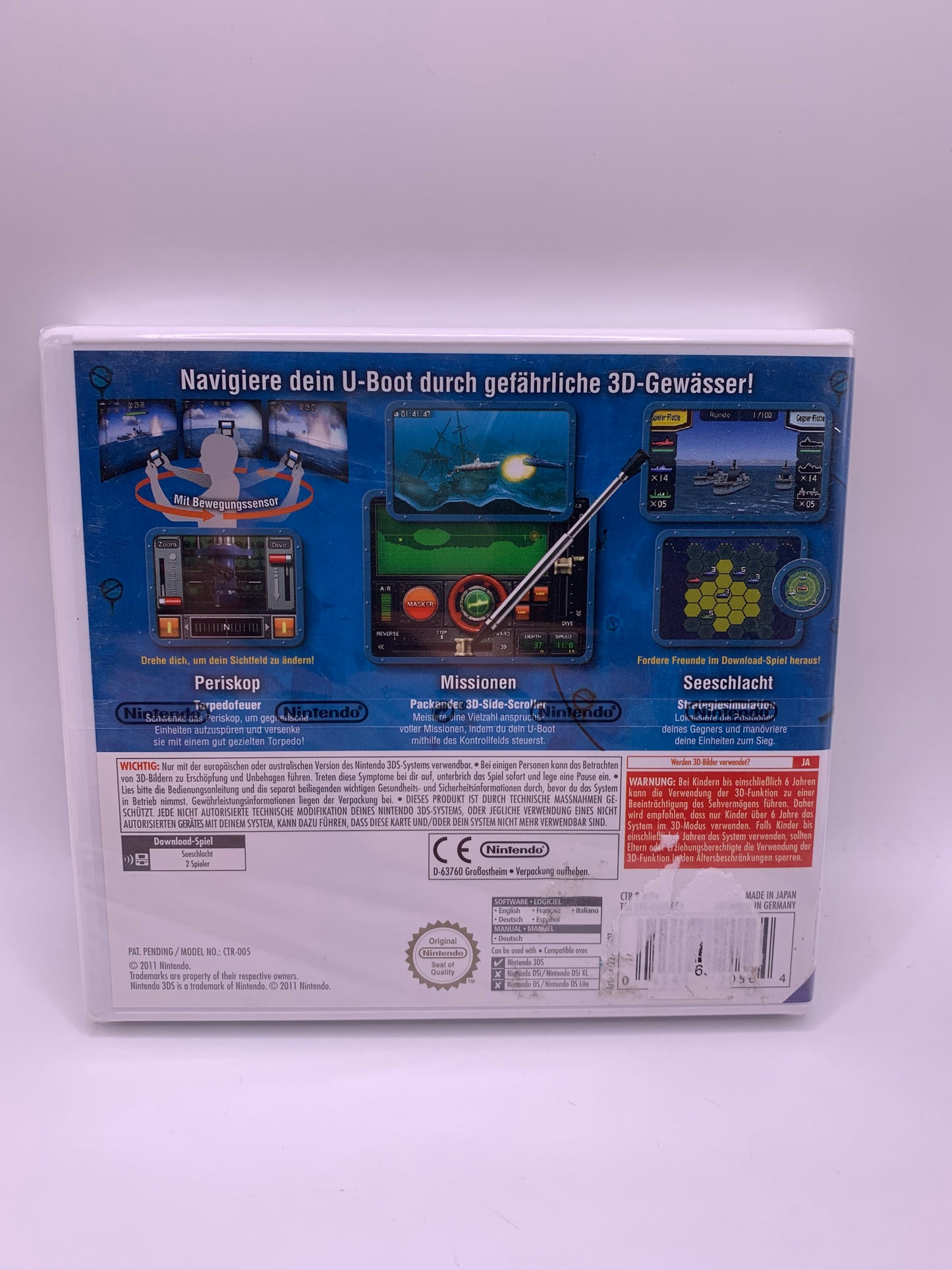 Steel Diver (SEALED) – Nintendo 3DS