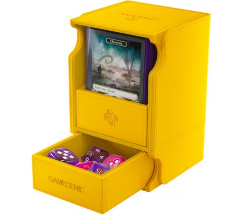 Gamegenic - Watchtower 100+ XL Convertible Deckbox: Yellow
