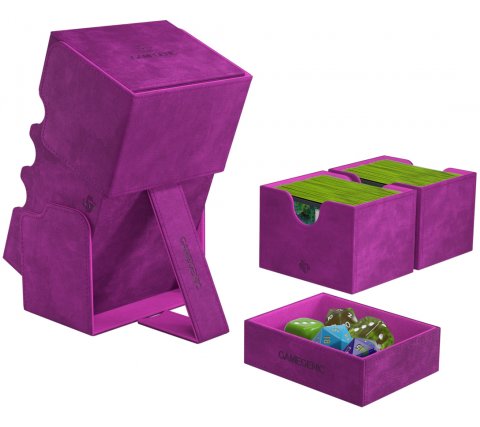 Gamegenic Deckbox Stronghold 200+ Convertible Purple - Deckbox