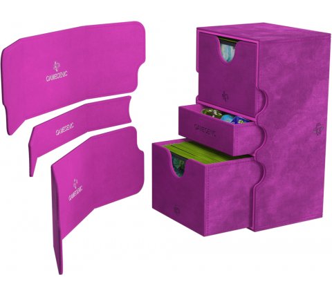 Gamegenic Deckbox Stronghold 200+ Convertible Purple - Deckbox