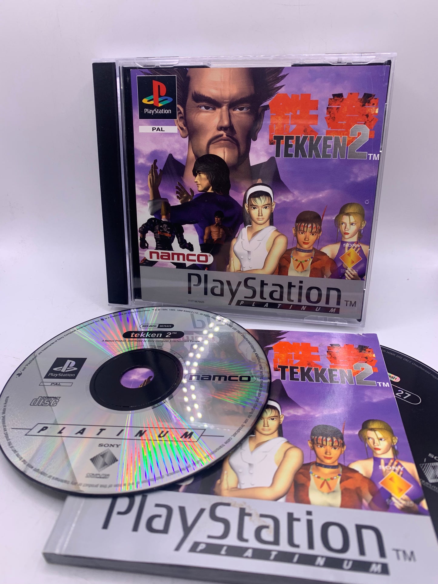 Tekken 2 (Platinum, reshell) - PlayStation 1