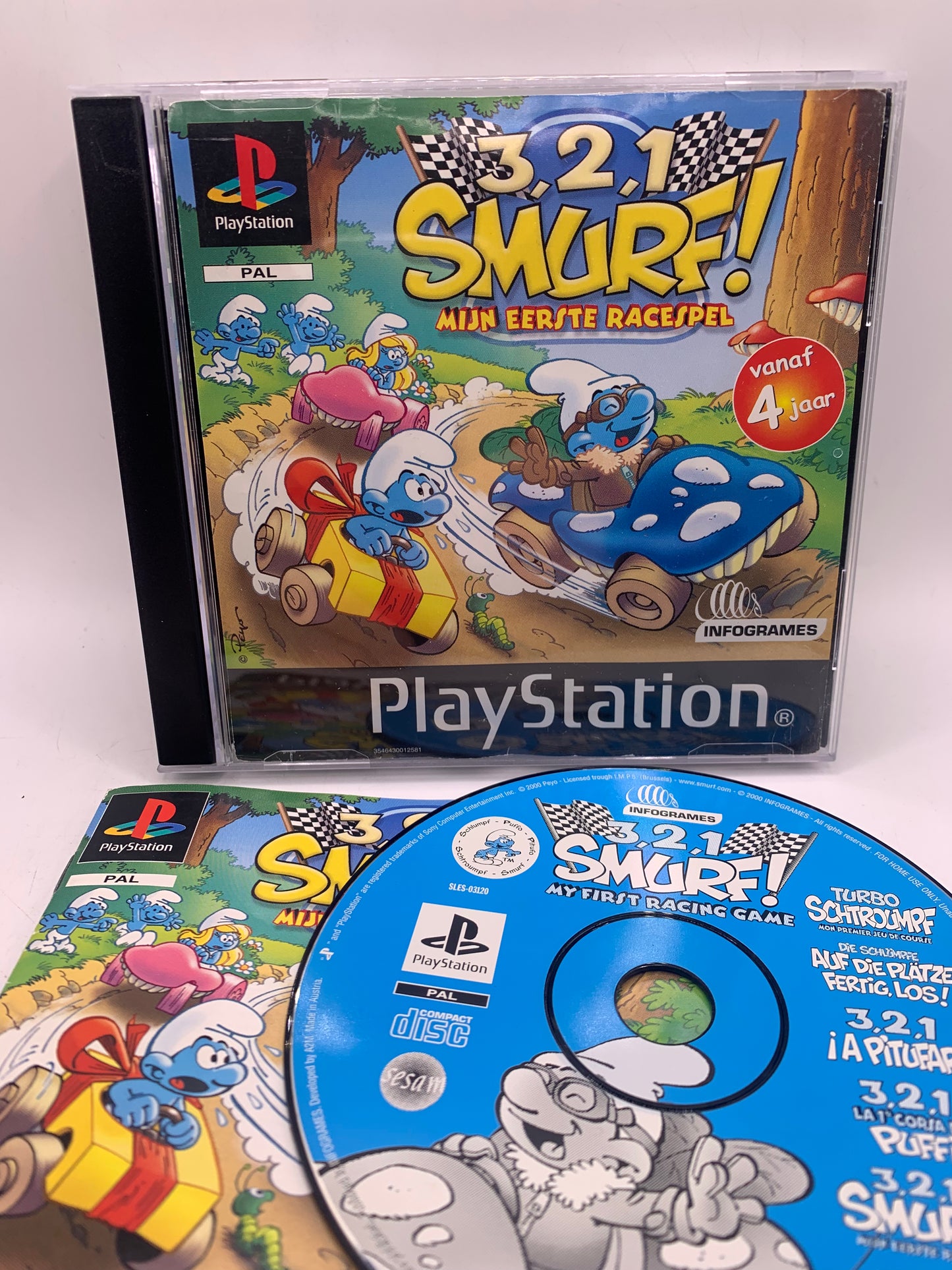3, 2, 1 Smurf! (Reshell) - Playstation