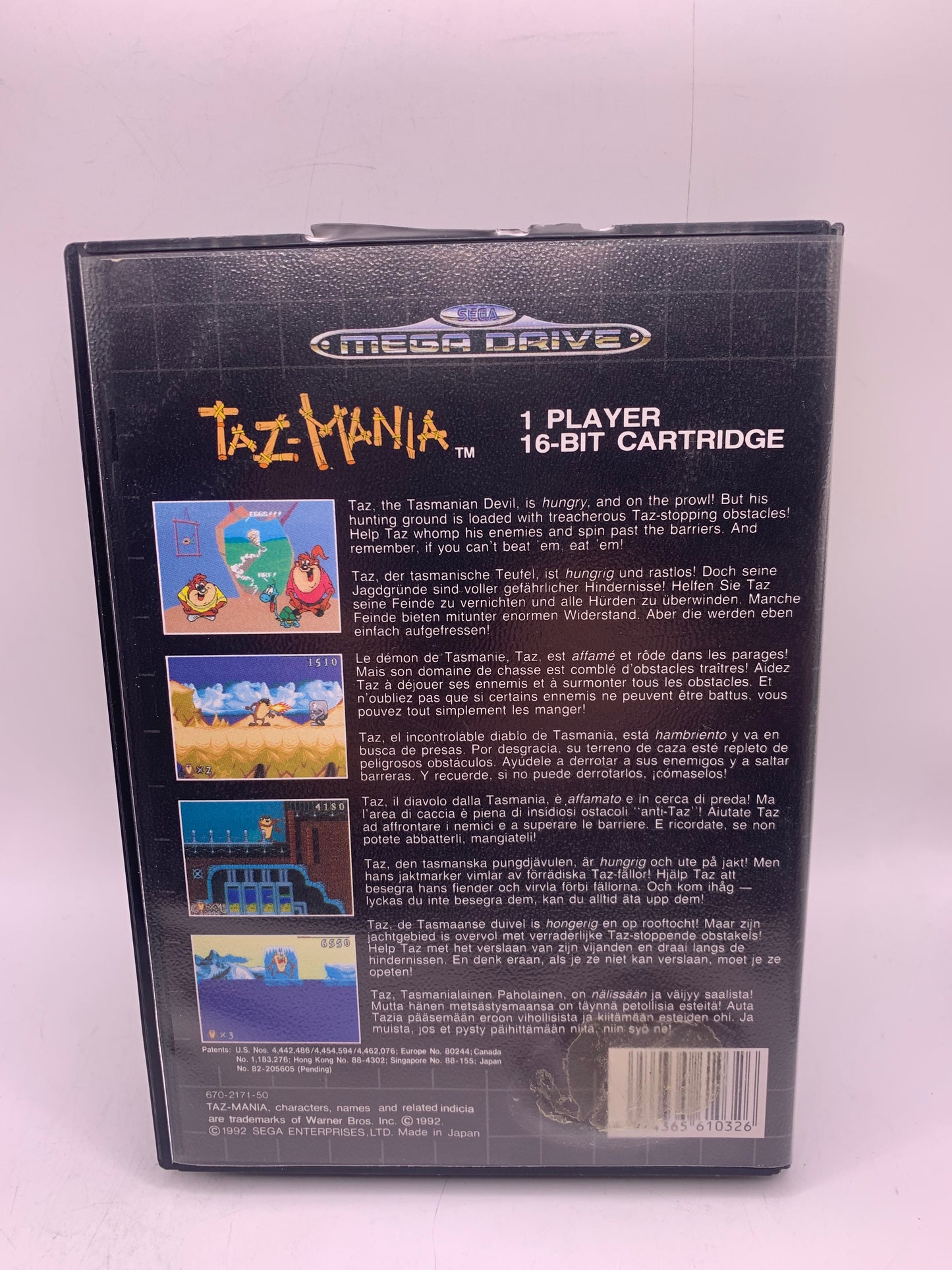 Taz-Mania - Sega Mega Drive