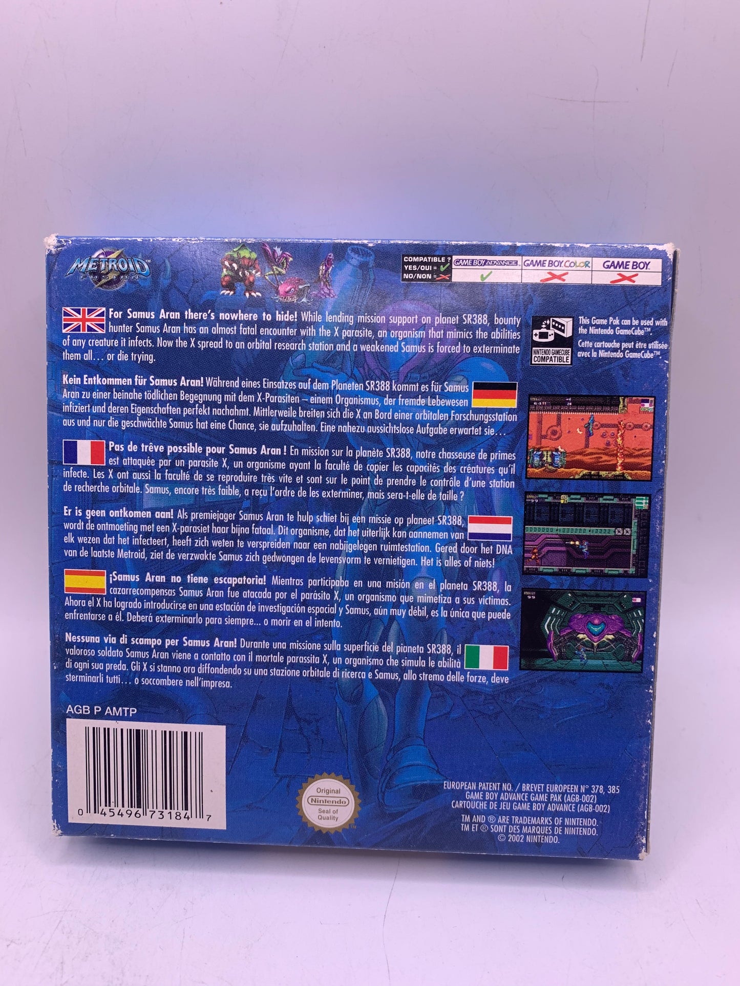 Metroid Fusion (CIB, case licht gebruikt) - Game Boy Advance