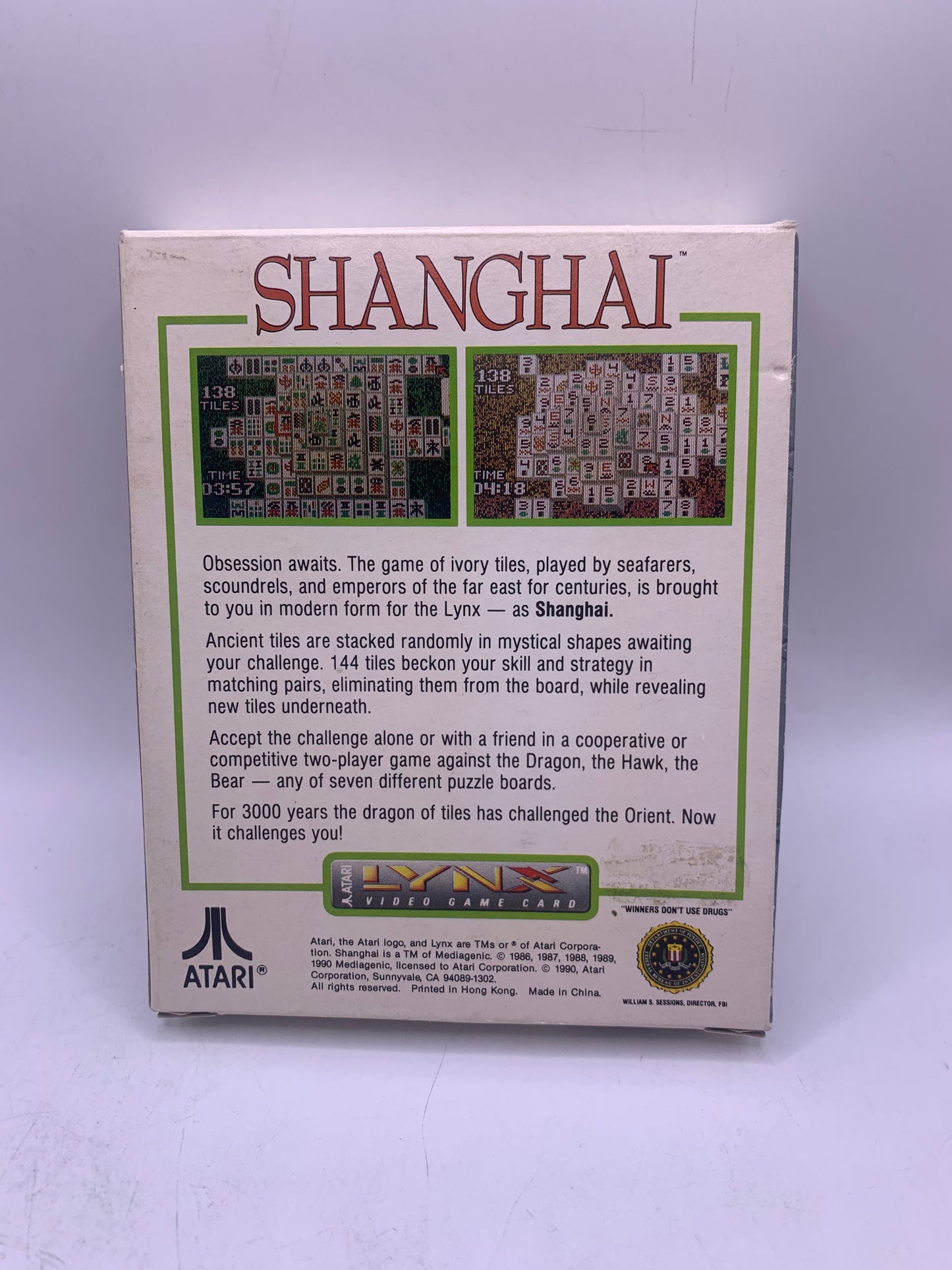 Shanghai - Atari Lynx