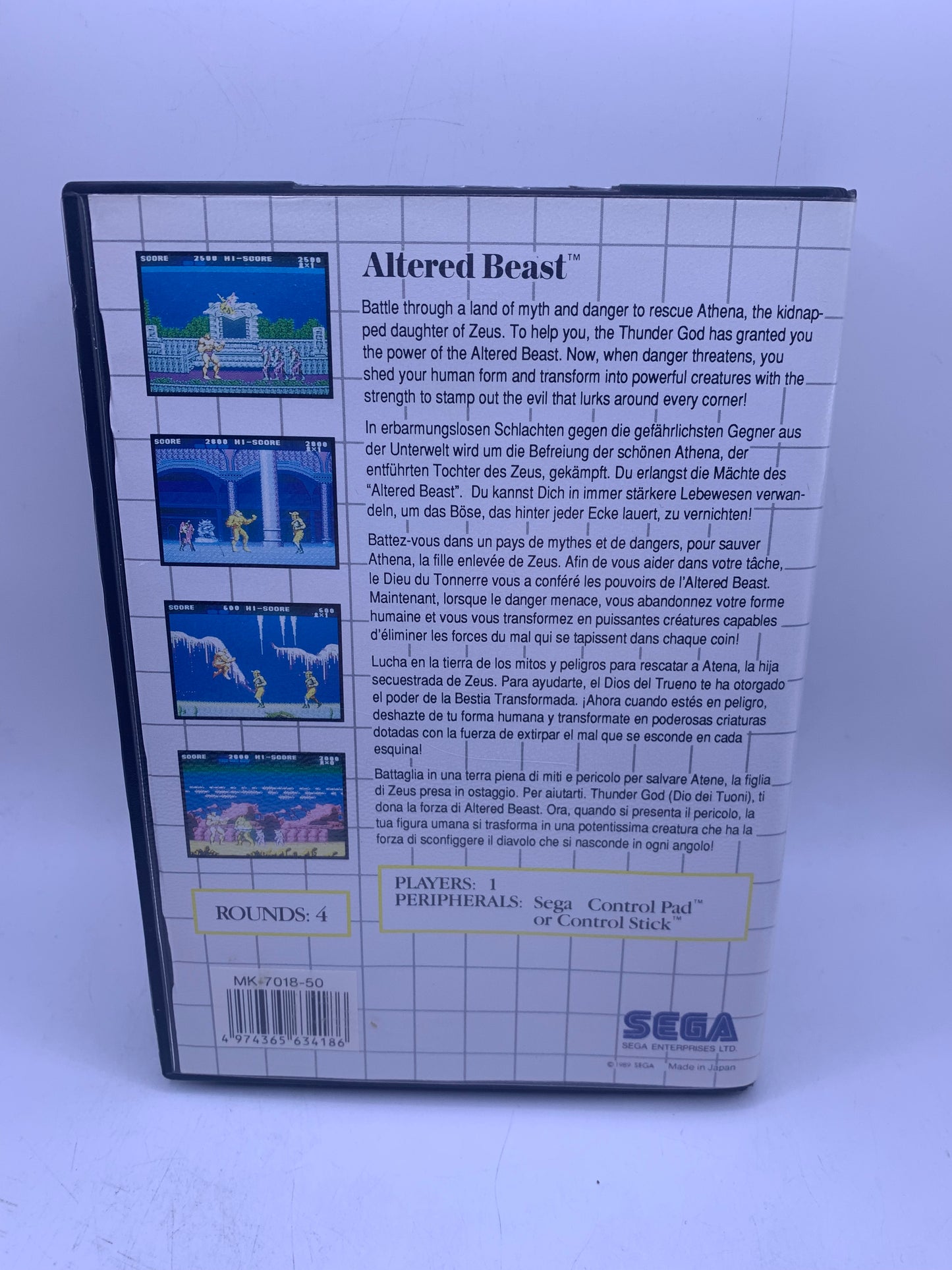 Altered Beast - Sega Master System