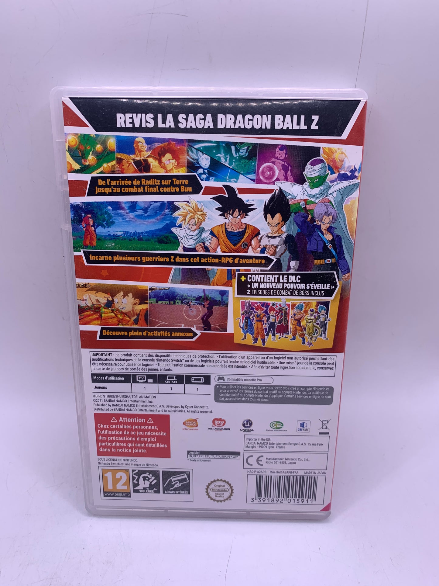 Dragon Ball Z: Kakarot + A New Power Awakens Set (FRA, case beschadigd) - Nintendo Switch