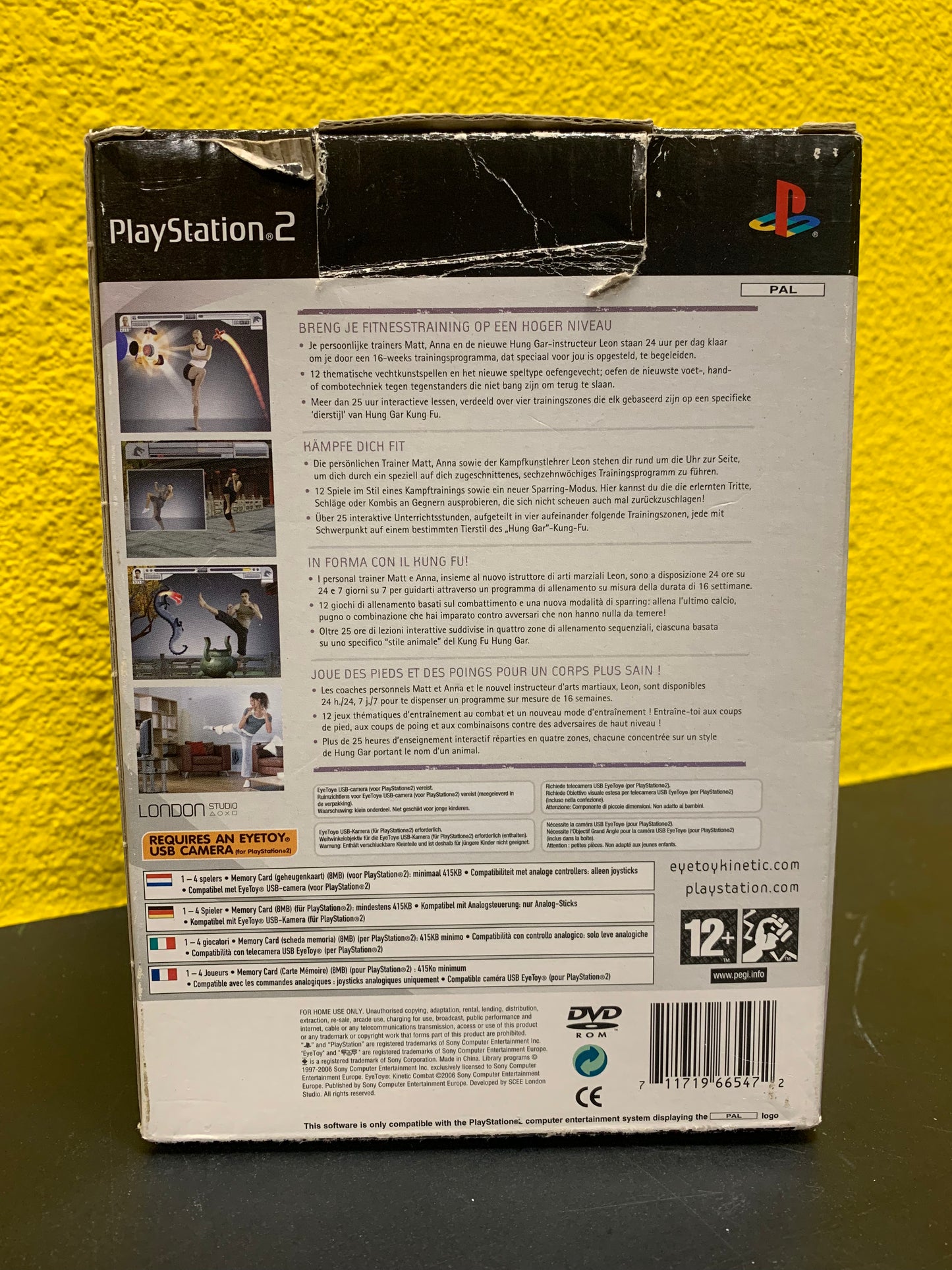 Eye Toy Kinetic Combat - Playstation 2 (CIB)