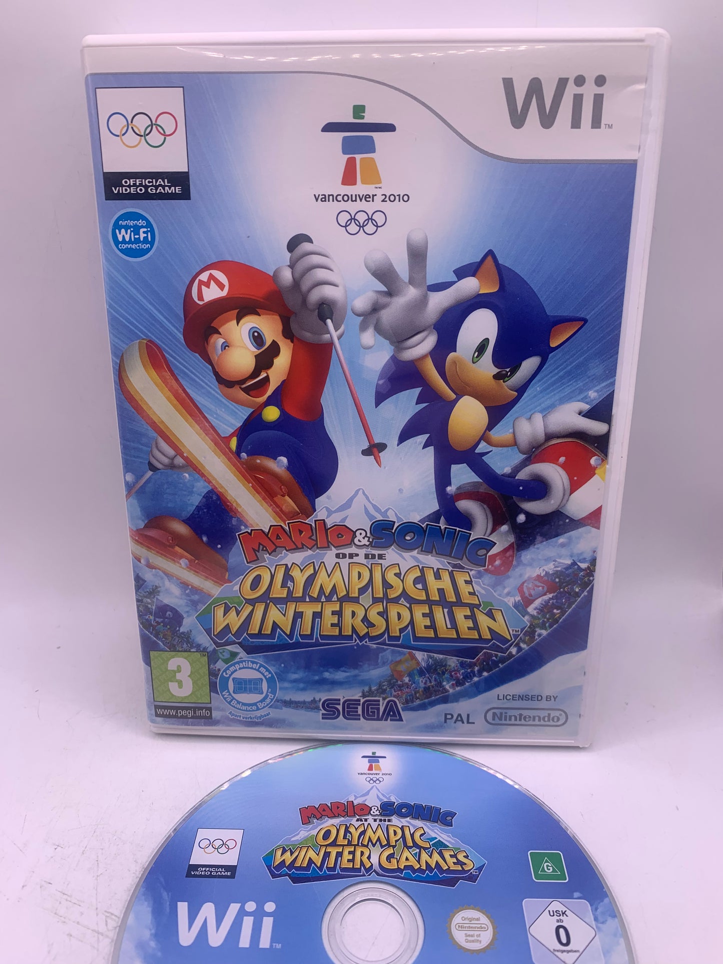 Mario & Sonic op de Olympische Winterspelen (at the Olympic Winter Games) (Geen handleiding) - Wii