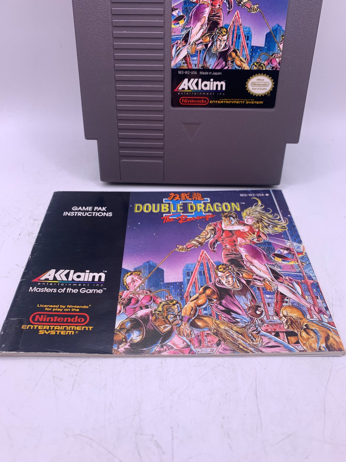 Double Dragon II: The Revenge (USA, met handleiding) - NES