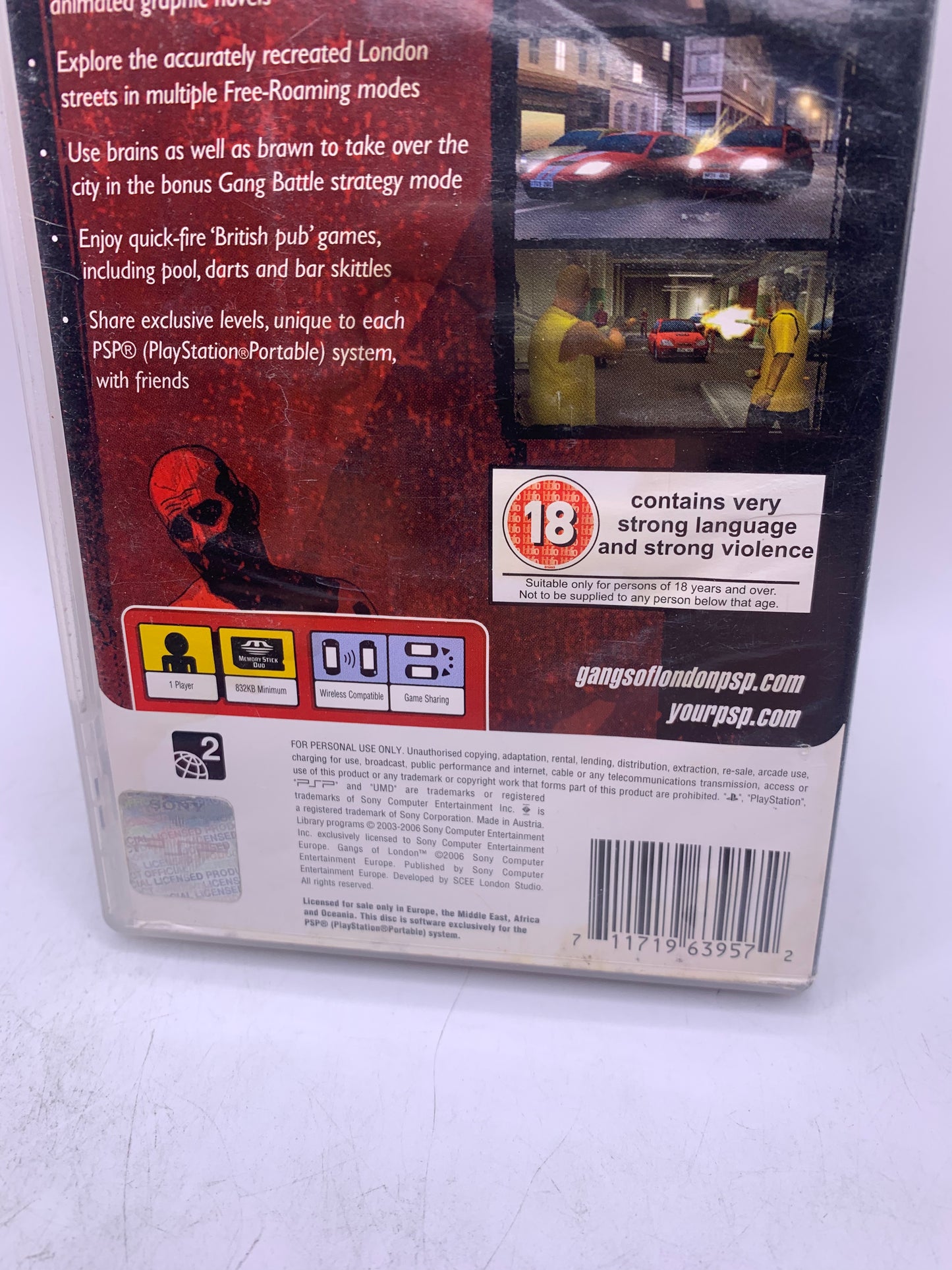 Gangs of London (Cover licht gebruikt) - PSP