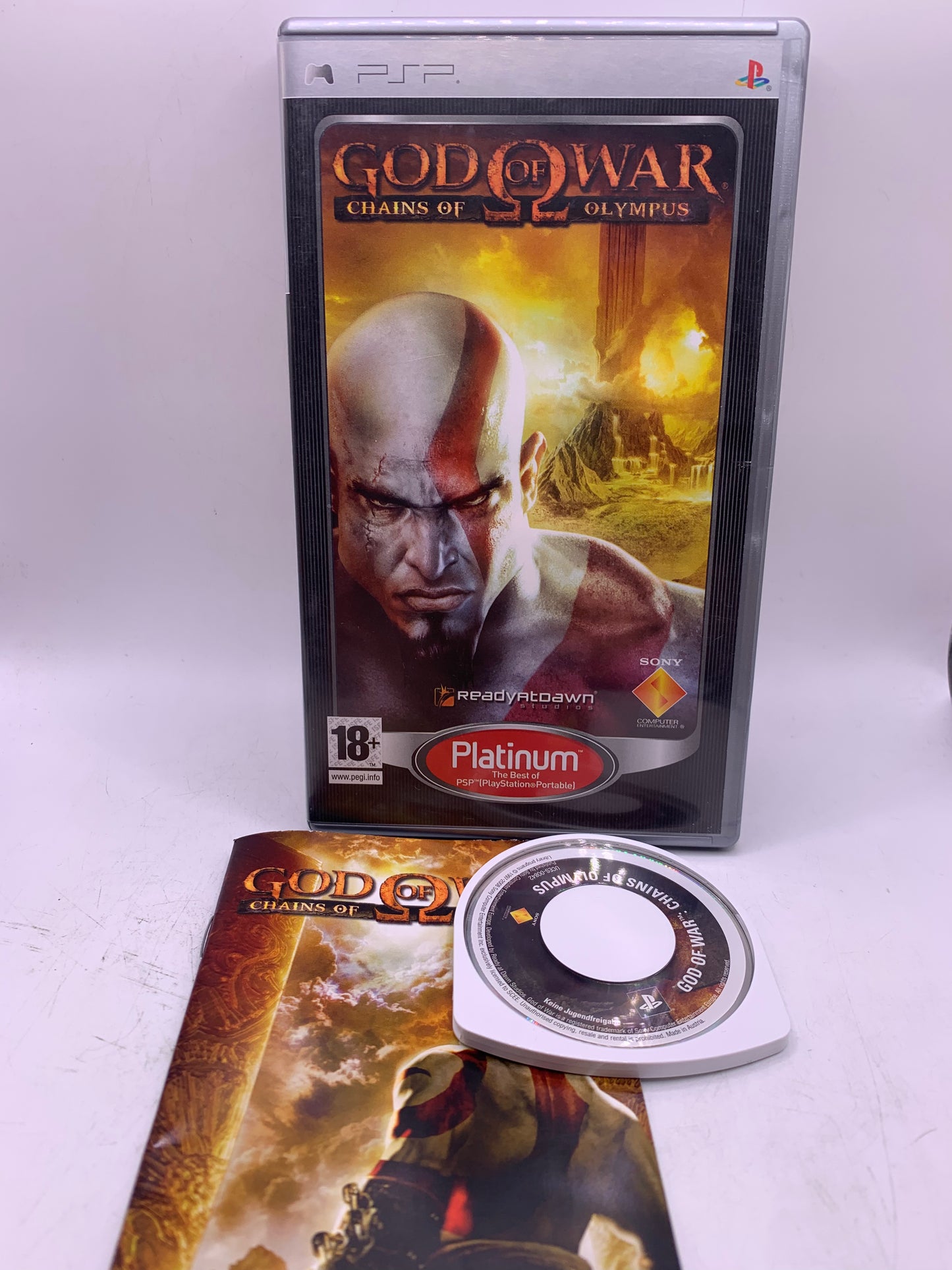 God of War: Chains of Olympus (GR handleiding, platinum) - PSP