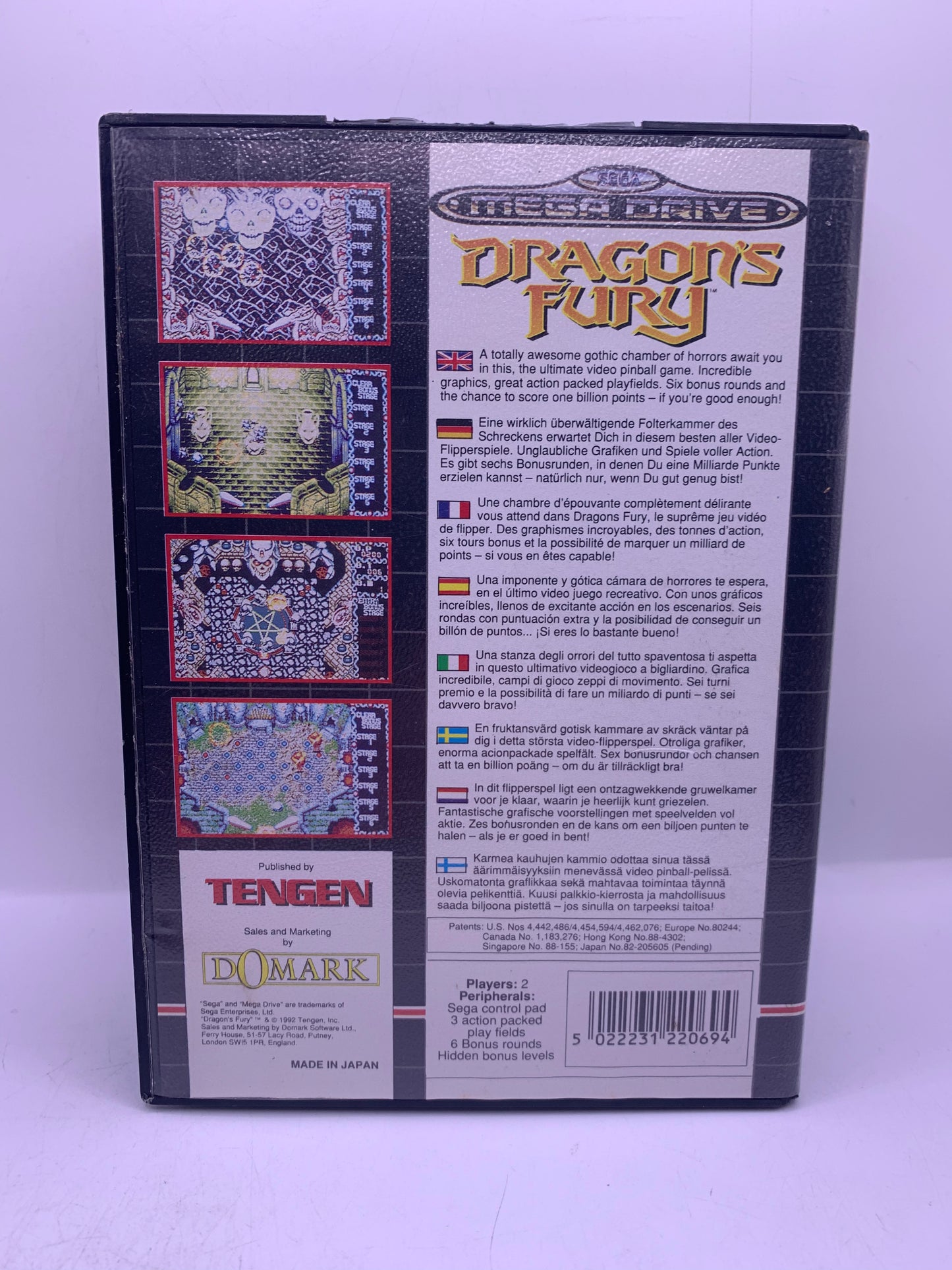 Dragon's Fury (Geen handleiding) - Sega Mega Drive