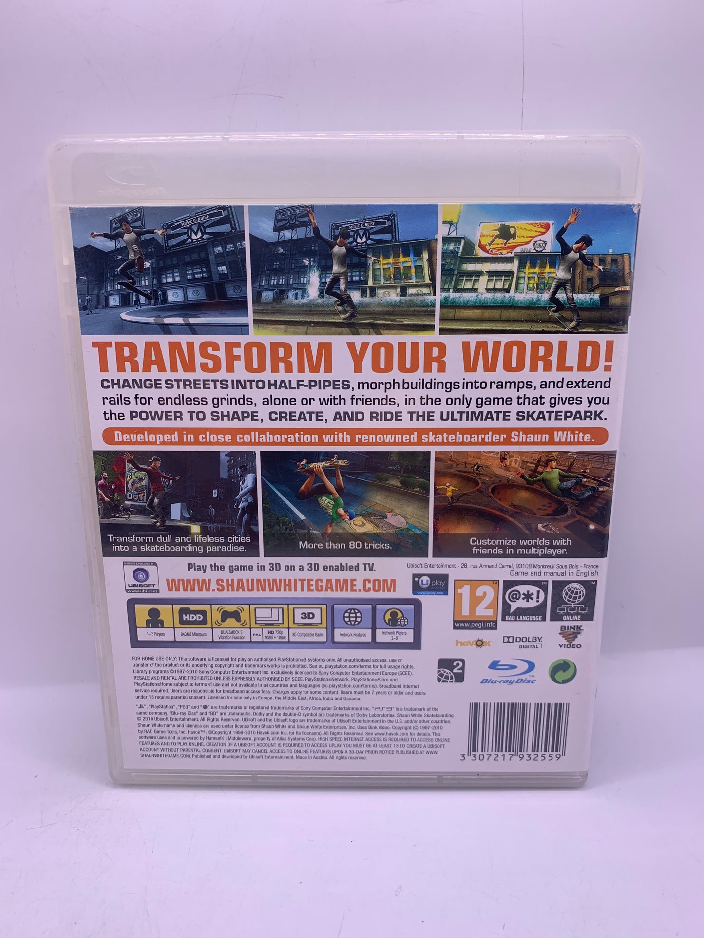 Shaun White Skateboarding (Geen handleiding) - PlayStation 3