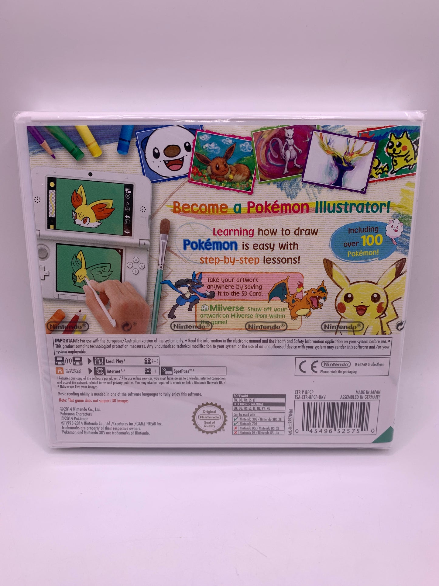 Pokémon Art Academy (SEALED) - Nintendo 3DS