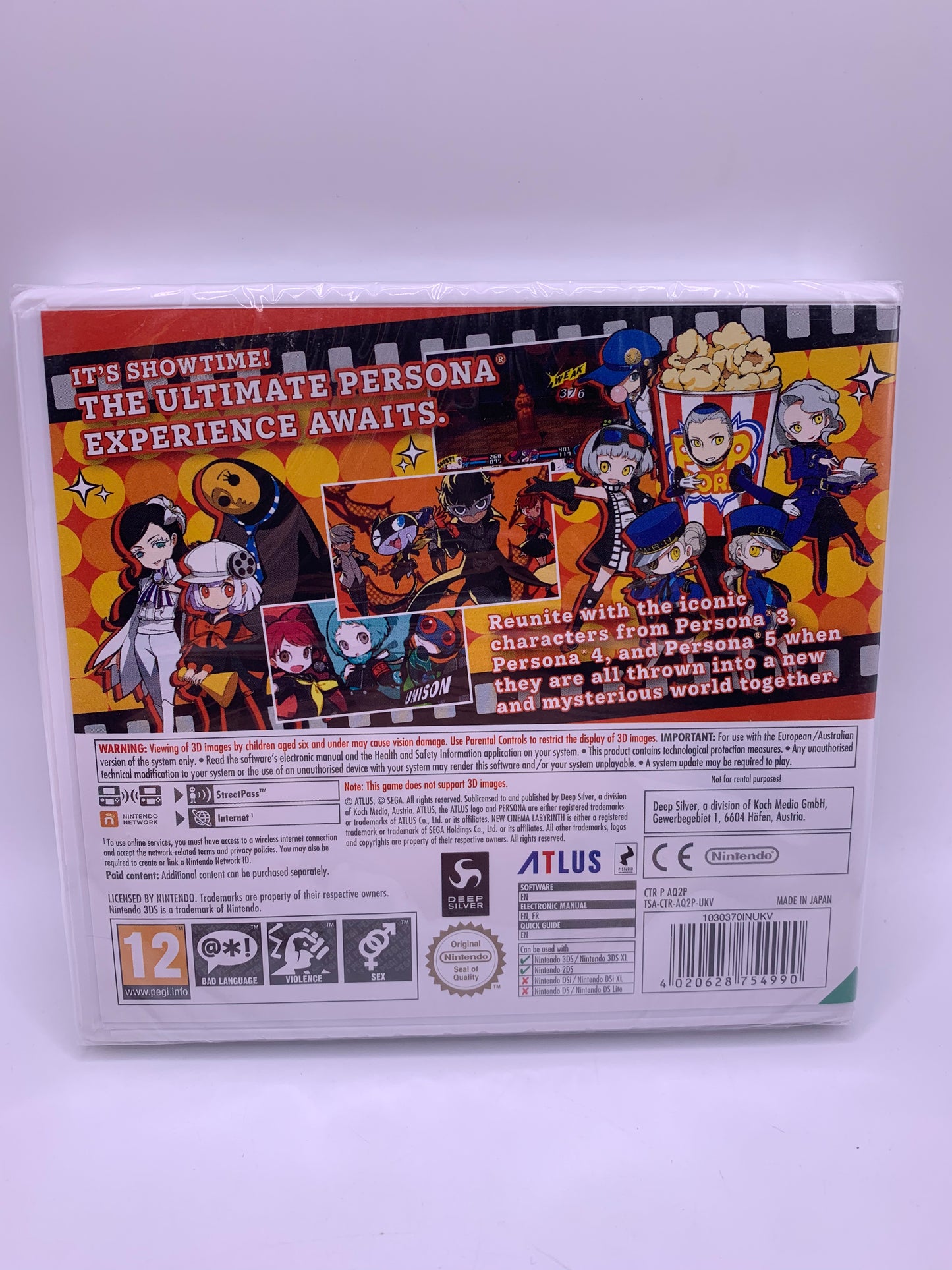Persona Q2: New Cinema Labyrinth (SEALED + Artbook) – Nintendo 3DS