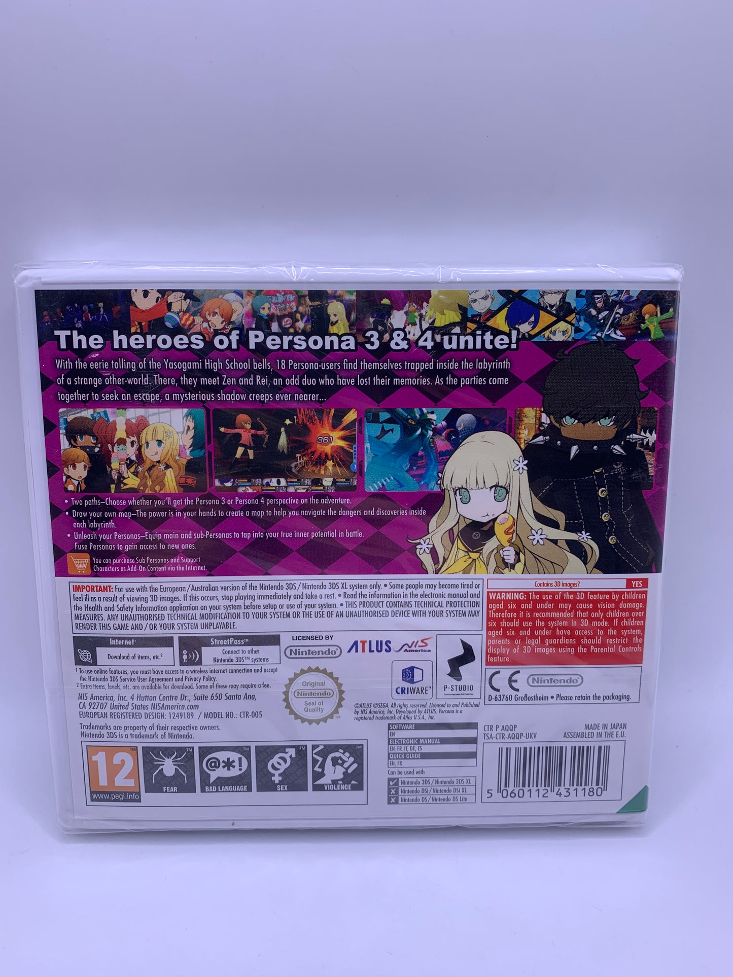 Persona Q: Shadow of the Labyrinth (SEALED) – Nintendo 3DS