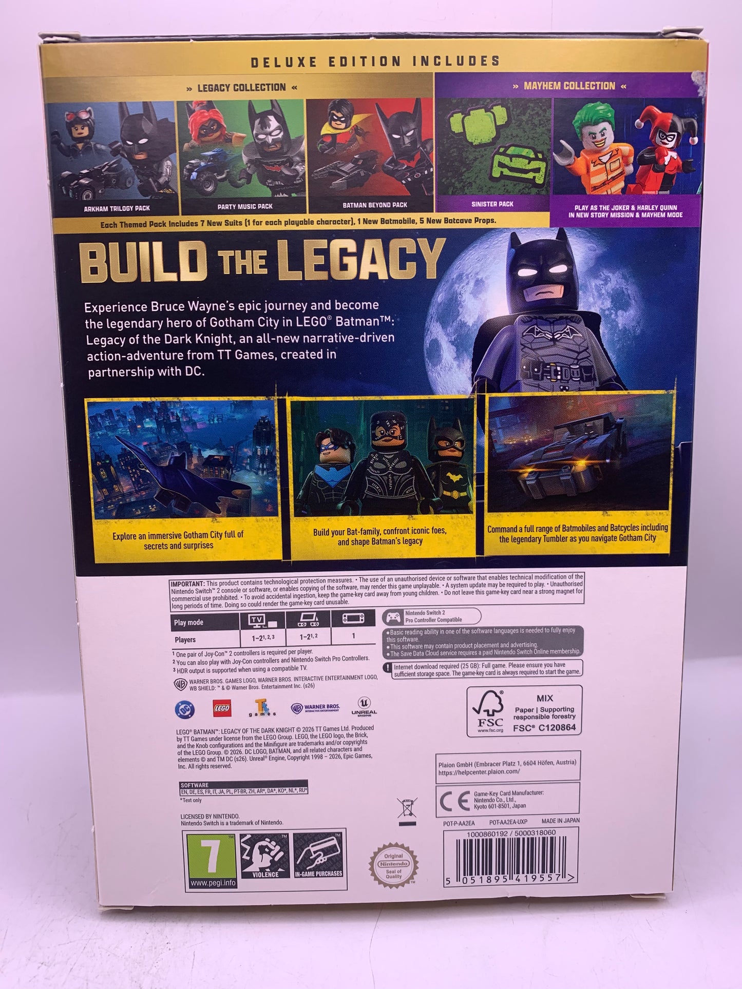 LEGO Batman: Legacy of the Dark Knight (Deluxe edt, GEEN DLC) - Nintendo Switch 2
