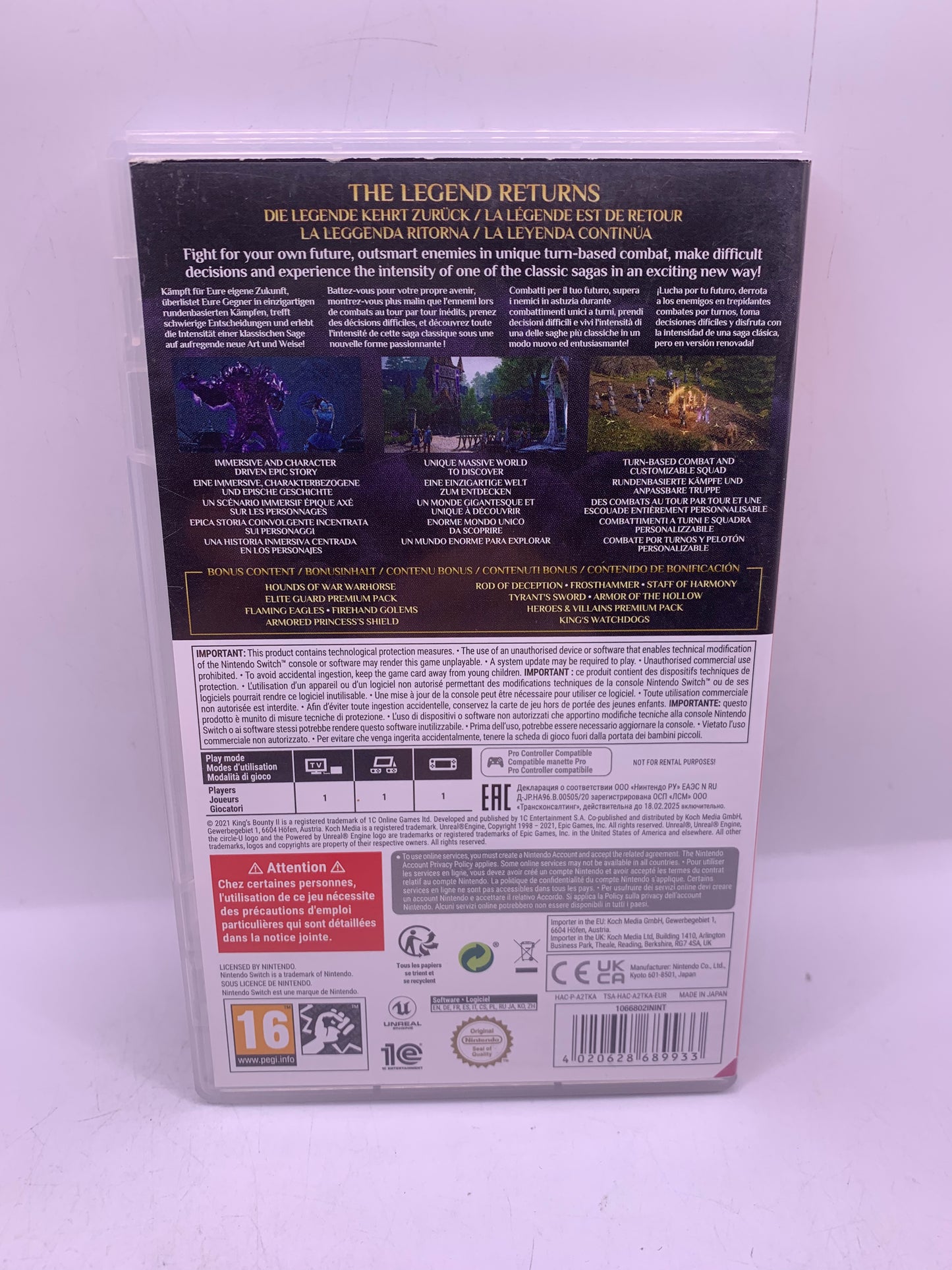 King's Bounty II (USK) - Nintendo Switch
