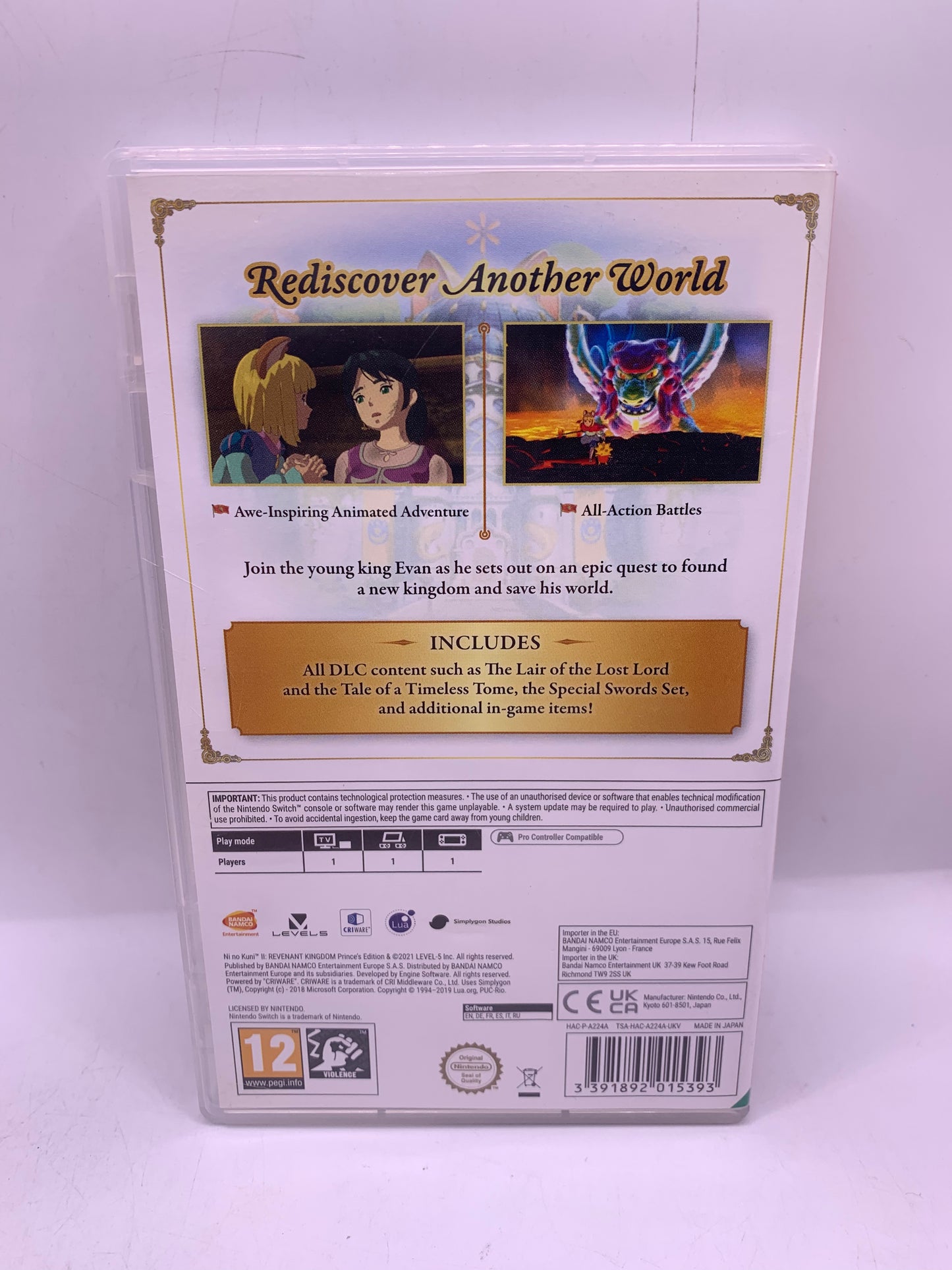 Ni no Kuni II: Revenant Kingdom – Prince's Edition - Nintendo Switch