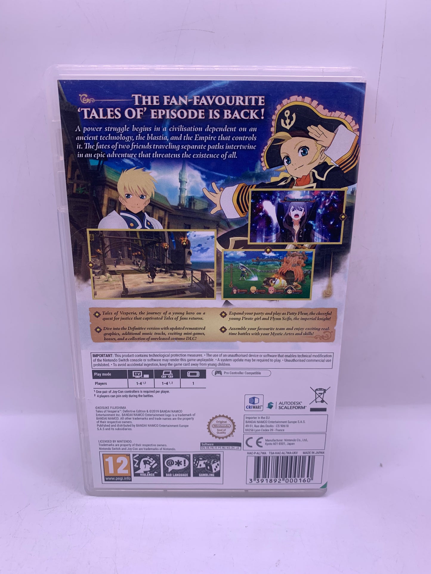 Tales of Vesperia: Definitive Edition - Nintendo Switch