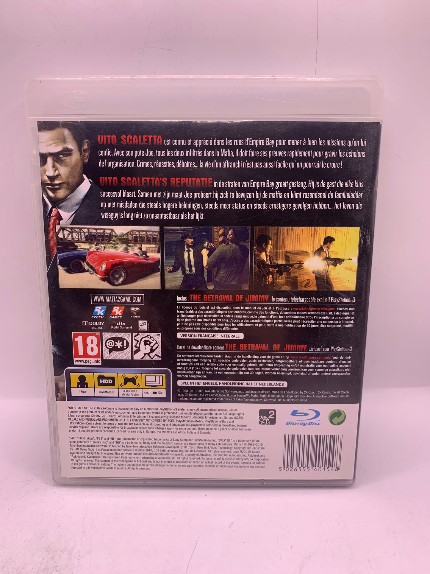 Mafia II (Geen map) – Playstation 3
