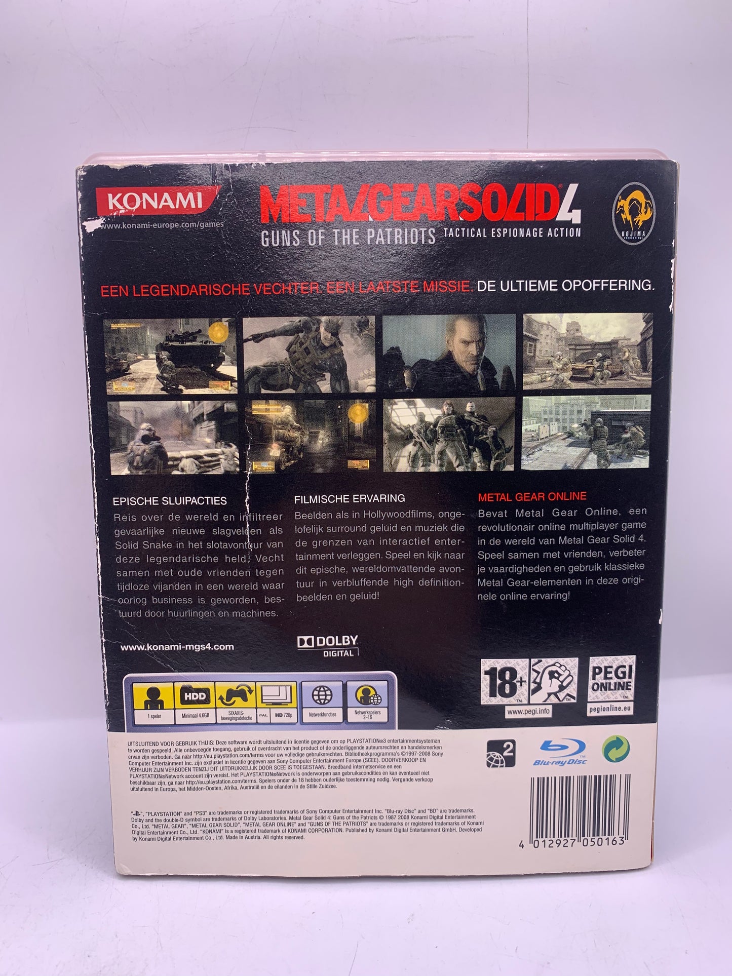 Metal Gear Solid 4: Guns of the Patriots (Met slipcase) – PlayStation 3