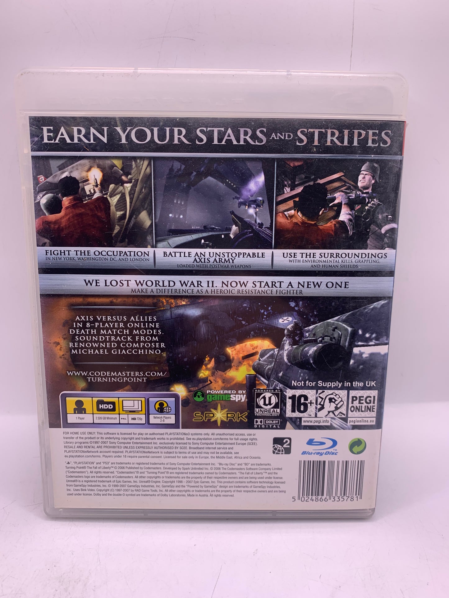Turning Point: Fall of Liberty - PlayStation 3