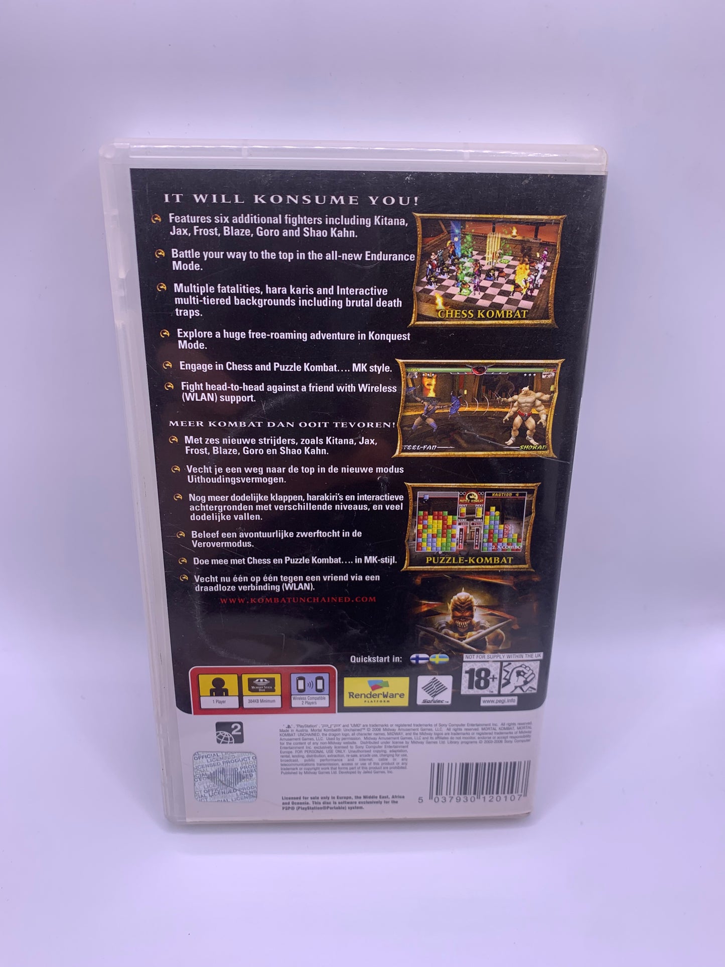Mortal Kombat: Unchained - PSP