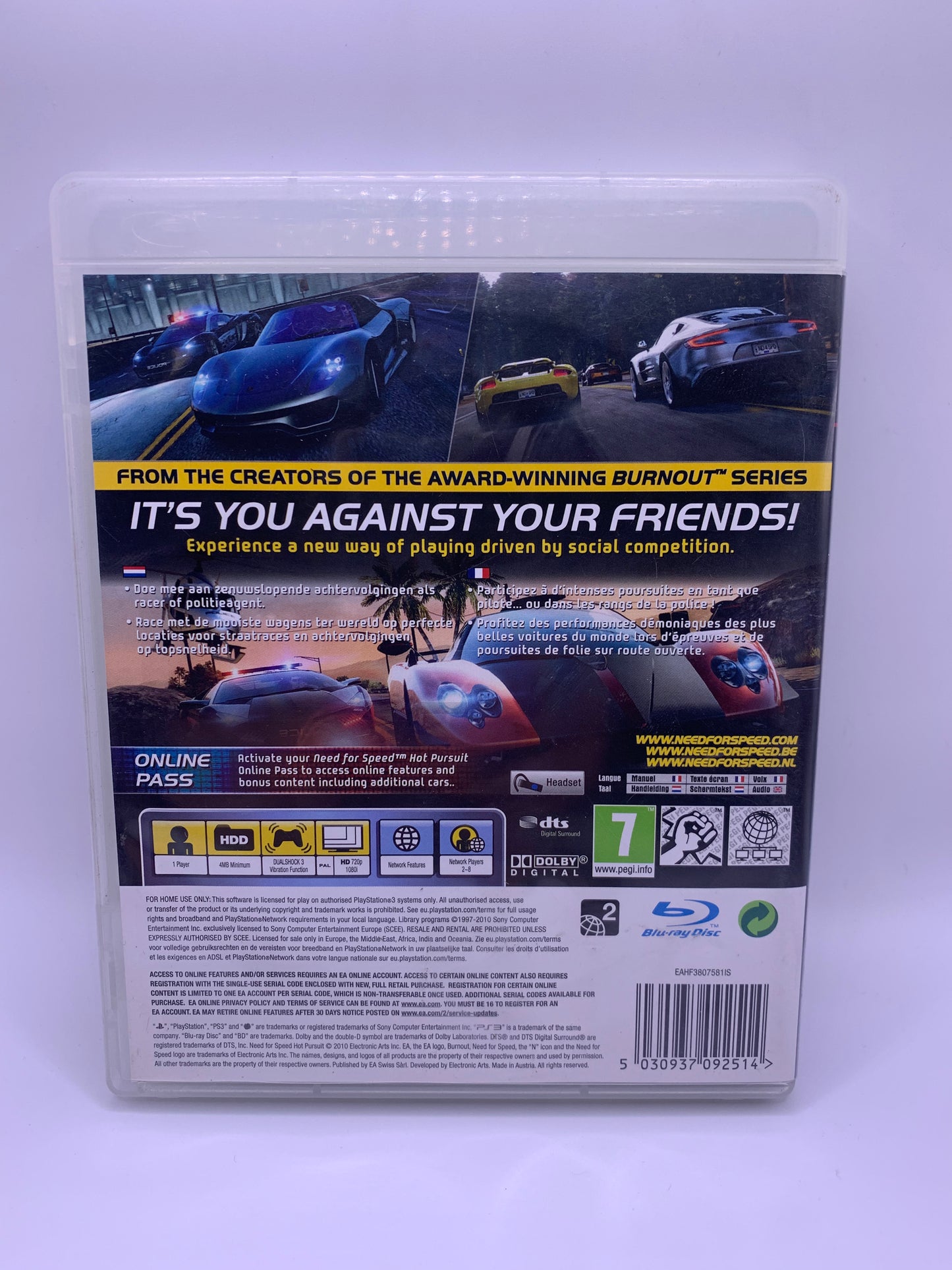 Need for Speed: Hot Pursuit - Playstation 3